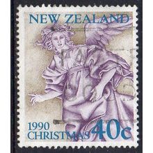 New Zealand 1990 Christmas - Christmas Angels 40c Used