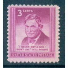 975 3c Will Rogers Fine MNH MA0068