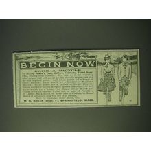 1900 W.G. Baker Baker's Teas, Coffees, extracts, toilet soap Ad - Begin Now