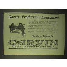 1922 Garvin No. 00-8 Garvin Duplex Horizontal Drill Ad