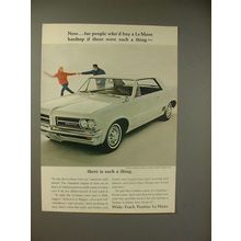 1964 Pontiac LeMans Hardtop Car Ad - People Who'd Buy