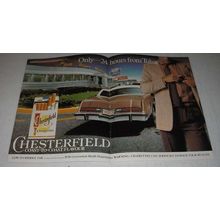 1980 Chesterfield Cigarette Ad - Hours From Tulsa