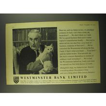 1964 Westminster Bank Limited Advertisement