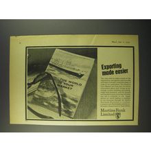 1964 Martins Bank Limited Ad - Exporting made easier