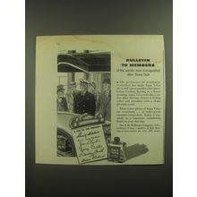 1946 Aqua Velva After Shave Lotion Ad - Bulletin to Members