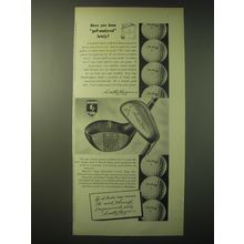 1948 Haig Golf Balls and Clubs Ad - Have you been golf-analyzed lately?
