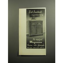 1951 Magnavox Television - Radio - Phonograph Advertisement - Best investment