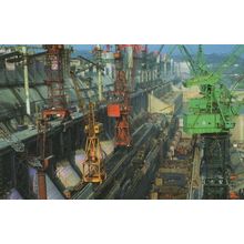 Three Gorges Dam Construction Site River Chinese Hubei Postcard