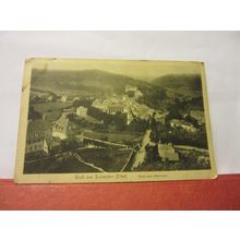 GRUB AUS SCHLEIDEN, EIFEL, GERMANY used antique postcard 1919 pm #