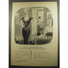 1952 Cincinnati Enquirer Newspaper Ad - Cartoon by Richard Taylor - You win