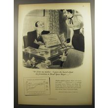 1952 Cincinnati Enquirer Newspaper Ad - Cartoon by Richard Taylor - From Mother