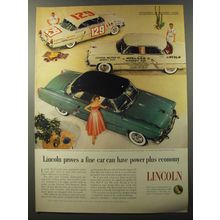 1953 Lincoln Capri Special Custom Coupe Ad - Chuck Stevenson and Clay Smith