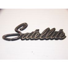 1971 - 1974 PLYMOUTH SATELLITE EMBLEM OEM #3505020 1972 1973 STICK ON