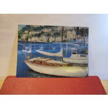 LOOE, CORNWALL A 3D affect novelty unused postcard =