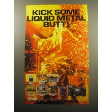 1994 Acclaim T2 Video Game Advertisement - Kick some liquid metal butt
