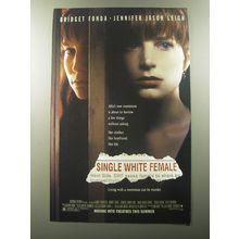1992 Single White Female Movie Ad - Bridget Fonda - Jennifer Jason Leigh