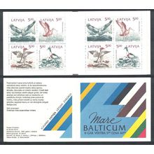 Latvia Osprey Godwit Shelducks Birds of the Baltic Booklet 1992 MNH SG#359-362