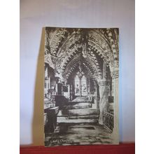 LADY CHAPEL, ROSSLYN CHAPEL, MIDLOTHIAN unused antique postcard =