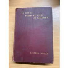 1902 "THE LIFE OF LORD RUSSELL OF KILLOWEN" R BARRY O'BRIEN ANTIQUE BOOK (P5)