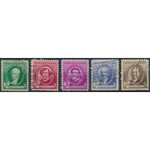 Famous American Artists - USA 1940 - FH - Sc 884/8