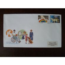 1981 GB Int Year of Disabled People Philart Cover Royal College of Midwives FDI