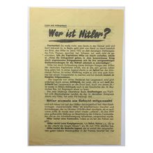 WW2 Soviet/Russian Air Drop Leaflet Authored by Alfred Kurella. - Code 1932.