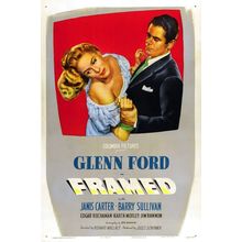 Framed (1947)_1 Movie Film Poster Canvas iconic design