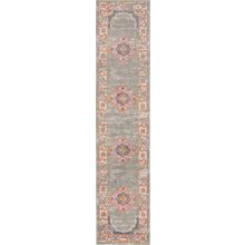 10' Gray Power Loom Runner Rug