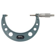Mitutoyo 103-181 - Outside Micrometer. 4 - 5", .001", Baked Enamel, Ratchet Stop