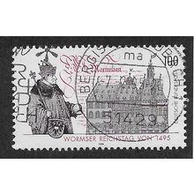 GER 1995 100pf '500TH ANN OF WORMS' FINE USED (EBID62-976)