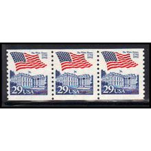 2609 29c U.S. Flag Over White House Fine MNH PNC 1/3 PA3220
