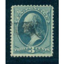 Used 184 3c George Washington Just Clears M00473