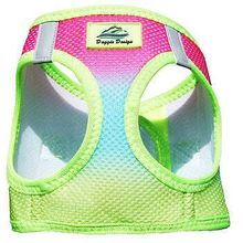 American River Choke Free Dog Harness Ombre Collection - Rainbow Large