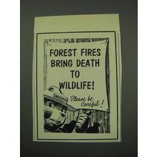 1959 Prevent Forest Fires Ad - Smokey the Bear