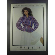 1982 i.magnin Ad - Adolph Schuman for Lilli Ann