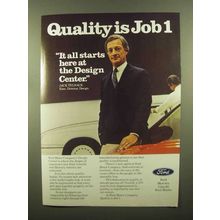 1982 Ford Motors Ad - Starts Here at the Design Center