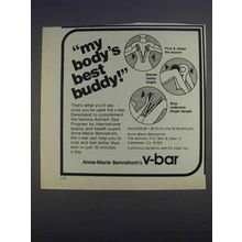 1980 Anne-Marie Bennstrom's V-Bar Ad - Body's Buddy