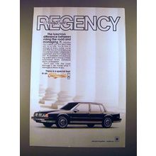 1985 Oldsmobile Ninety-Eight Regency Car Ad - Luxurious