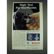 1987 Bosch Router Bits Ad - High-test for your router