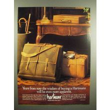 1992 Hartmann Luggage Ad - Wisdom More Apparent