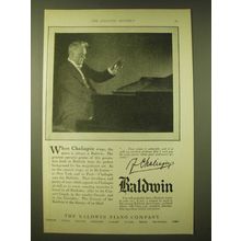 1924 Baldwin Pianos Ad - Chaliapin