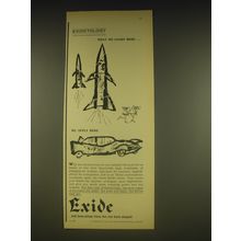 1963 Exide Batteries Ad - What we learn here.. We apply here
