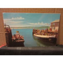 HARBOUR ENTRANCE, EXMOUTH, DEVON unused vintage postcard Colourmaster =