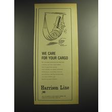 1969 Harrison Line Advertisement - Cartoon by David Langdon
