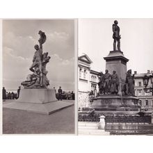 Helsinki Monument Tsar Aleksander II Finland 2x Real Photo Postcard