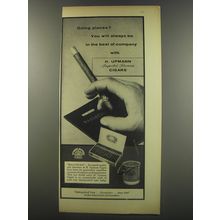 1956 H. Upmann Cigars Ad - Going places?