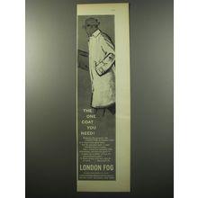 1955 London Fog All-Weather Coat Ad - The one coat you need