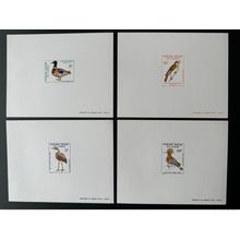 Congo 1978 Mi. 626 - 629 Epreuve De Luxe Proof Oiseaux Faune Canard Héron