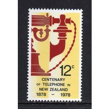 New Zealand - 1978 - 12c NZ Telephone Centenary (sg1163) MNH