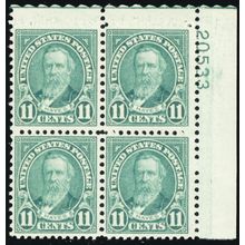 692, Mint VF NH 11¢ Plate Block of Four - Stuart Katz